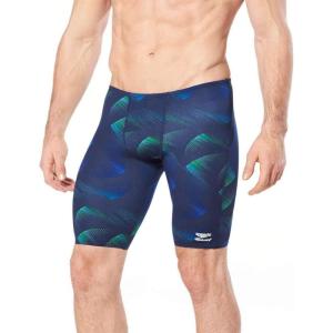 imageSpeedo Mens Swimsuit Jammer Endurance Beta Blade Team ColorsNavyGreen