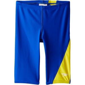 imageSpeedo Mens Swimsuit Jammer Powerflex Eco Revolve Splice Team ColorsDiscontinuedSapphireGold