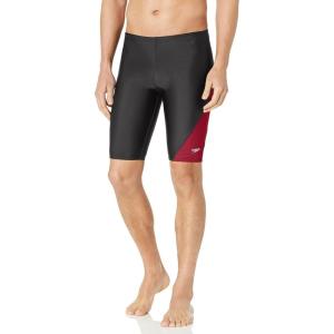 imageSpeedo Mens Swimsuit Jammer Powerflex Eco Revolve Splice Team ColorsDiscontinuedSpeedo Maroon