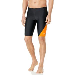 imageSpeedo Mens Swimsuit Jammer Powerflex Eco Revolve Splice Team ColorsDiscontinuedSpeedo Orange