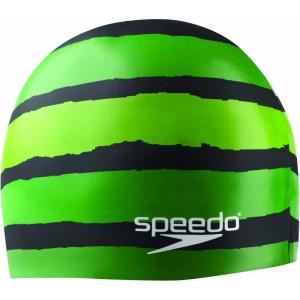 imageSpeedo UnisexAdult Swim Cap Silicone  Manufacturer DiscontinuedBlackGreen