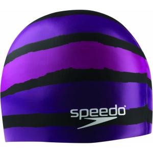 imageSpeedo UnisexAdult Swim Cap Silicone  Manufacturer DiscontinuedBlackPurple