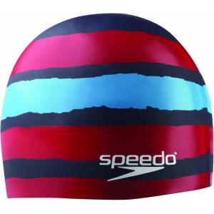 imageSpeedo UnisexAdult Swim Cap Silicone  Manufacturer DiscontinuedNavyRed