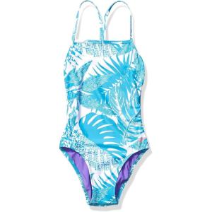 imageSpeedo Womens Swimsuit One Piece Endurance The One Printed Team Colors  DiscontinuedNew Turquoise