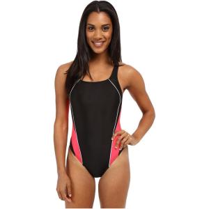 imageSpeedo Womens Swimsuit One Piece Pro LT Drop Back Solid  Manufacturer DiscontinuedBlackRed