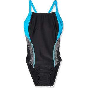 imageSpeedo Womens Swimsuit One Piece Prolt Flyback Solid Adult Team ColorsDiscontinuedCyan Pop