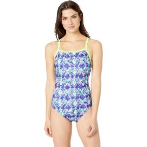 imageSpeedo Womens Swimsuit One Piece Prolt Propel Back PrintedDiscontinuedInfinite Tie Dye