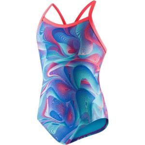 imageSpeedo Womens Swimsuit One Piece Prolt Propel Back PrintedDiscontinuedLight Violet