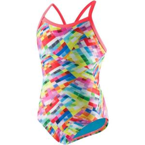 imageSpeedo Womens Swimsuit One Piece Prolt Propel Back PrintedDiscontinuedRed Alert