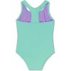 imageSpeedo Girls Swimsuit One Piece Closed RacerbackArctic Glass