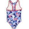 imageSpeedo Girls Swimsuit One Piece Closed RacerbackTie Dye RedWhiteBlue