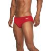 imageSpeedo Mens Standard Swimsuit Brief Eco Prolt Solid AdultSolid Team Red