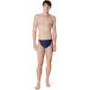 imageSpeedo Mens Standard Swimsuit Brief Eco Prolt Solid AdultSplice Team NavyRed