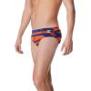 imageSpeedo Mens Swimsuit Brief Endurance Printed Team ColorsContort Speedo NavyOrange