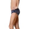 imageSpeedo Mens Swimsuit Brief Endurance Printed Team ColorsGalactic RedWhiteBlue