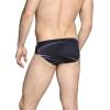 imageSpeedo Mens Swimsuit Brief Endurance Printed Team ColorsInfinite BlackWhite