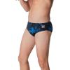 imageSpeedo Mens Swimsuit Brief Endurance Printed Team ColorsReflected Speedo Blue