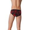 imageSpeedo Mens Swimsuit Brief Endurance Printed Team ColorsReflected Speedo Red