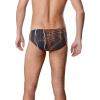 imageSpeedo Mens Swimsuit Brief Endurance Printed Team ColorsSolar NavyOrange