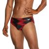 imageSpeedo Mens Swimsuit Brief ProLT Printed Team ColorsSharp High Risk Red