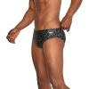 imageSpeedo Mens Swimsuit Brief ProLT Printed Team ColorsTiger Anthracite