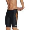 imageSpeedo Mens Swimsuit Jammer PowerFlex Printed Team ColorsCoded Speedo Orange