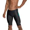 imageSpeedo Mens Swimsuit Jammer PowerFlex Printed Team ColorsWonder BlueGreen