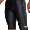 imageSpeedo Mens Swimsuit Jammer PowerFlex Printed Team ColorsWonder Speedo Blue