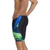 imageSpeedo Mens Swimsuit Jammer ProLT Printed Team ColorsLane BlueGreen