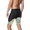imageSpeedo Mens Swimsuit Jammer ProLT Printed Team ColorsModern SapphireGold