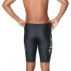 imageSpeedo Mens Swimsuit Jammer ProLT Printed Team ColorsWave BlackWhite