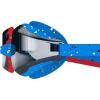imageSpeedo Unisex Kids Swim Goggles Junior Hyper Flyer Ages 614High Risk RedAzure Blue Ltd Mirrored