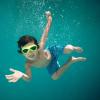 imageSpeedo UnisexChild Swim Goggles Hydrospex Mask Ages 3  6Blue Ice