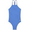 imageSpeedo Womens Swimsuit One Piece Endurance Turnz Tie Back Printed  Manufacturer DiscontinuedHigh Neck Baja Blue