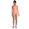 imageSpeedo Womens Swimsuit One Piece Endurance Turnz Tie Back Printed  Manufacturer DiscontinuedHigh Neck Fusion Coral