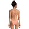 imageSpeedo Womens Swimsuit One Piece Endurance Turnz Tie Back Printed  Manufacturer DiscontinuedHigh Neck Fusion Coral