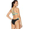 imageSpeedo Womens Swimsuit One Piece Endurance Turnz Tie Back Printed  Manufacturer DiscontinuedSpeedo Black Block