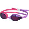 imageSpeedo Unisex Kids Swim Goggles Junior Hyper Flyer Ages 614Flare PinkSweet Purple Ltd Mirrored