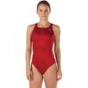 imageSpeedo Womens Swimsuit One Piece Endurance The One Solid Team Colors  Manufacturer DiscontinuedRed