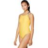 imageSpeedo Womens Swimsuit One Piece Endurance Turnz Tie Back Printed  Manufacturer DiscontinuedLemon Chrome