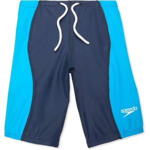 imageSpeedo Boys Swimsuit Jammer Begin to Swim SolidWashed Navy