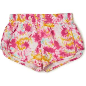 imageSpeedo Girls Swimsuit Bottom Short Length BoardshortTie Dye Pink Cosmos