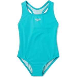 imageSpeedo Girls Swimsuit One Piece Closed Racerback2023 Scuba Blue