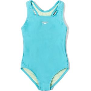 imageSpeedo Girls Swimsuit One Piece Closed RacerbackBlue Atoll