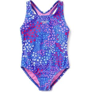 imageSpeedo Girls Swimsuit One Piece Closed RacerbackDazzling Blue
