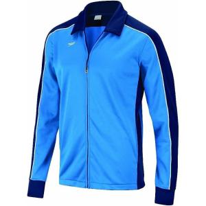 imageSpeedo Mens Jacket Full Zip Collard Streamline Team Warm UpNavyBlue