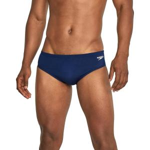 imageSpeedo Mens Standard Swimsuit Brief Eco Prolt Solid AdultSolid Speedo Navy