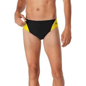 imageSpeedo Mens Standard Swimsuit Brief Eco Prolt Solid AdultSplice Team Gold