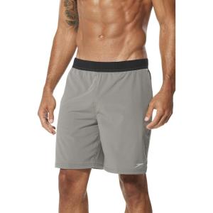 imageSpeedo Mens Swim Trunk Short Length Fitness TrainingBlackGrey