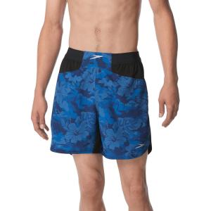 imageSpeedo Mens Swim Trunk Short Length Fitness TrainingTropical Peacoat